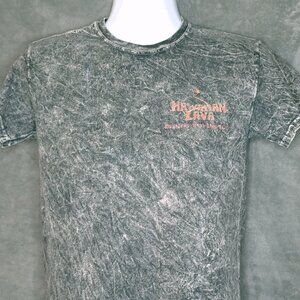 Hawaiian Lava Distressed Gray T-Shirt Small Short Sleeves